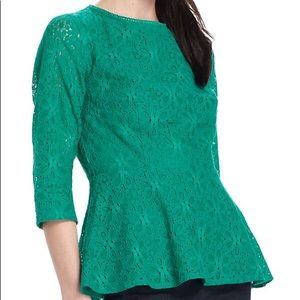 3/4 sleeve peplum top